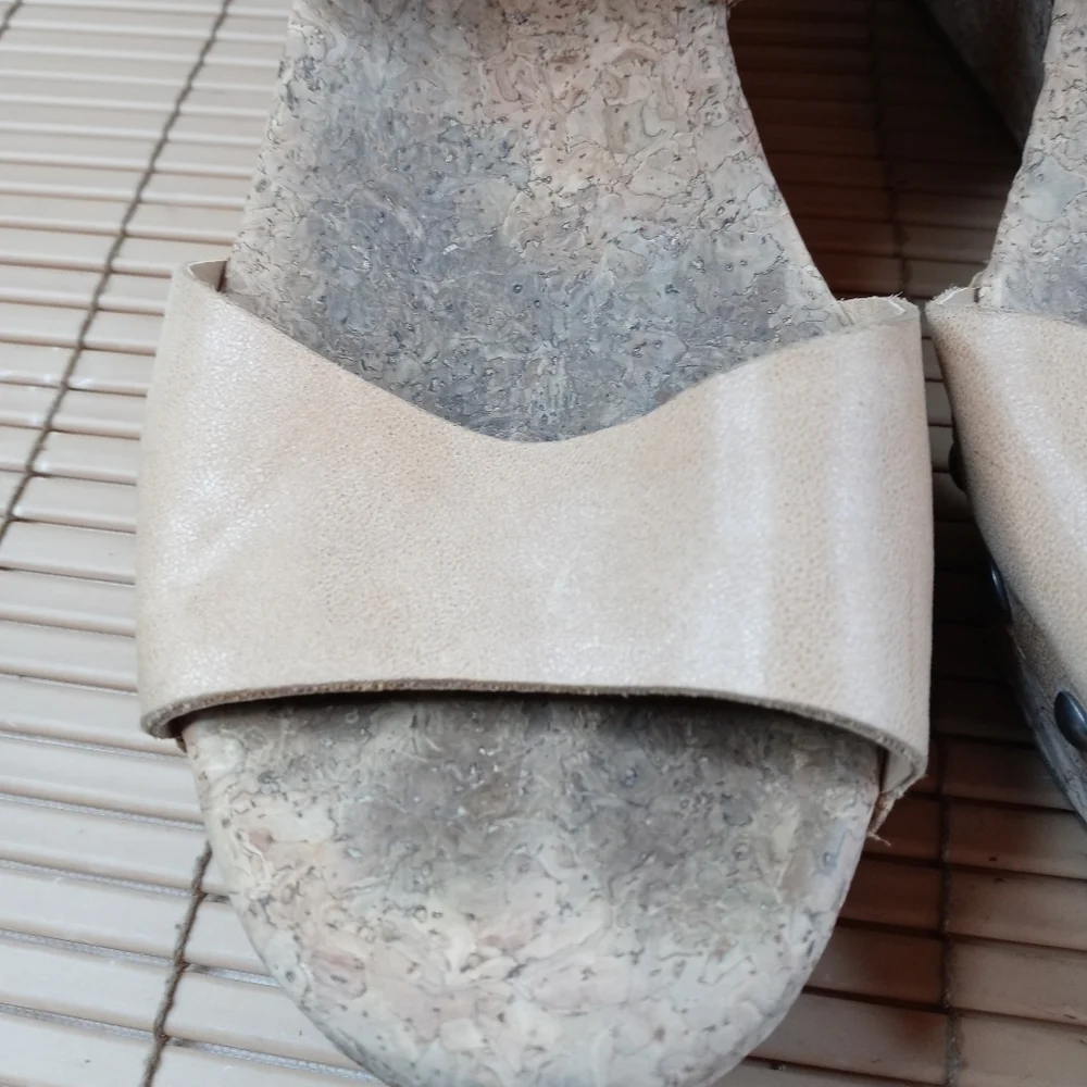 Lucky Brand women's cork platform wedge 4